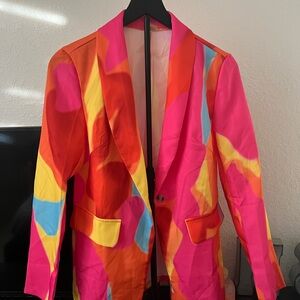 Bold Multicolor Blazer
